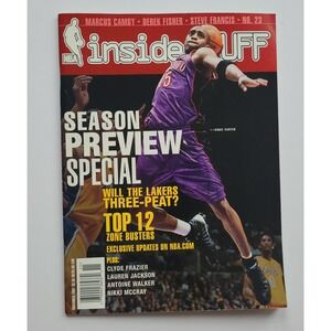 2001‎ NBA Inside Stuff Magazine Vince Carter Raptors Season Preview No 23